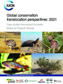 Global conservation translocation perspectives: 2021 - IUCN SSC Conservation Translocation Specialist Group - Cutgana