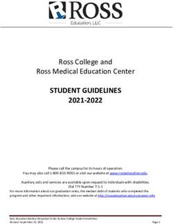 STUDENT GUIDELINES 2021 2022 - Ross College and Ross Medical Education Center