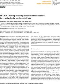 HIDRA 1.0: deep-learning-based ensemble sea level forecasting in the northern Adriatic - GMD