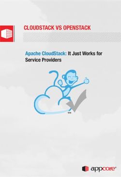 CLOUDSTACK VS OPENSTACK - Apache CloudStack: It Just Works for Service Providers
