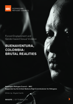BUENAVENTURA, COLOMBIA: BRUTAL REALITIES - Forced Displacement and Gender-based Sexual Violence