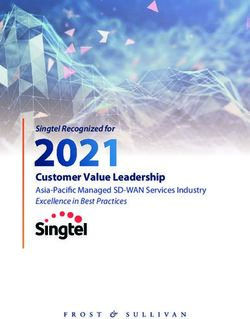 Customer Value Leadership - Asia-Paci c Managed SD-WAN Services Industry Excellence in Best Practices - Asia-Pacific Managed SD-WAN ...