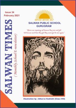 SALWAN PUBLIC SCHOOL GURUGRAM - Issue 34 February 2021