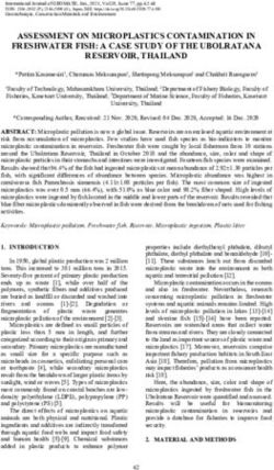 ASSESSMENT ON MICROPLASTICS CONTAMINATION IN FRESHWATER FISH: A CASE STUDY OF THE UBOLRATANA RESERVOIR, THAILAND