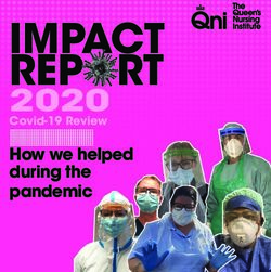 IMPACT REP RT How we helped during the pandemic - The Queen's Nursing Institute