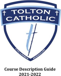 Course Description Guide 2021-2022 - Fr. Tolton Catholic High School