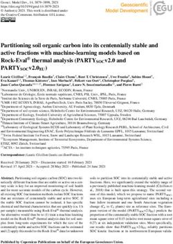 Partitioning soil organic carbon into its centennially stable and active fractions with machine-learning models based on Rock-Eval thermal ...