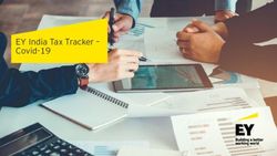 EY India Tax Tracker - Covid-19