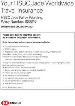 Your HSBC Jade Worldwide Travel Insurance - HSBC UK