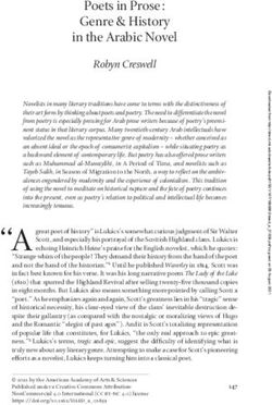 Poets in Prose: Genre & History in the Arabic Novel - MIT Press Direct