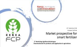 Market prospective for smart fertilizer - 2 Workshop AgriNanoTechniques Nanomaterials for products and application in agriculture ...