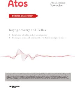 Laryngectomy and Reflux - Incidence of reflux in laryngectomees Consequences and treatment of reflux in laryngectomees - Atos Medical