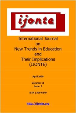 (IJONTE) International Journal on - New Trends in Education and Their Implications