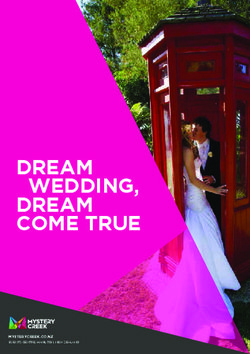 DREAM WEDDING, DREAM COME TRUE