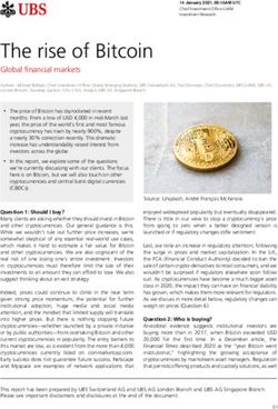 The rise of Bitcoin Global financial markets - Blockinfo.ch