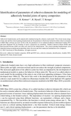 Identification of parameters of cohesive elements for modeling of adhesively bonded joints of epoxy composites - CORE