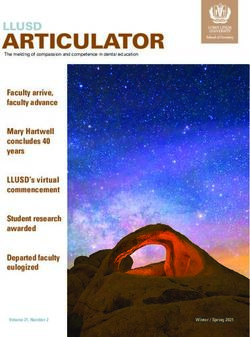 ARTICULATOR LLUSD Faculty arrive, faculty advance Mary Hartwell concludes 40 years - Loma Linda University