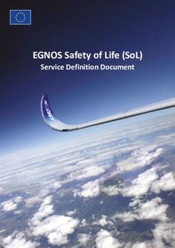 EGNOS SAFETY OF LIFE (SOL) - SERVICE DEFINITION DOCUMENT