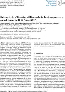 Extreme levels of Canadian wildfire smoke in the stratosphere over central Europe on 21-22 August 2017 - Atmos. Chem. Phys