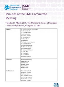 Minutes of the SMC Committee Meeting - Tuesday 05 March 2019, The Merchants House of Glasgow, 7 West George Street, Glasgow, G2 1BA - Scottish ...