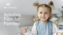 Activities Pack for Families