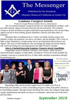 Luminary Caregiver Awards - Masonic Homes of California