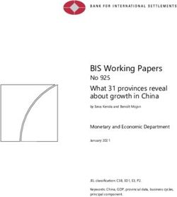 BIS Working Papers What 31 provinces reveal about growth in China by Eeva Kerola and Benoît Mojon - Bank for ...