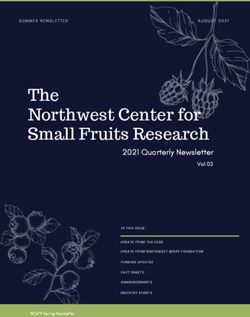 The Northwest Center for Small Fruits Research - Oregon ...