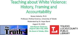 Teaching about White Violence: History, Framing and Accountability - Anti-Racism Teach-Ins August-Labor Day, 2020 On Zoom in Toledo, Ohio - The ...
