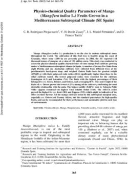 Physico-chemical Quality Parameters of Mango