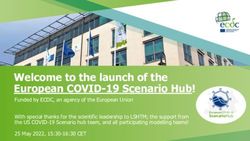 Welcome to the launch of the European COVID-19 Scenario Hub!