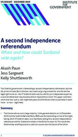 A second independence referendum - When and how could Scotland vote again? Akash Paun Jess Sargeant Kelly Shuttleworth - The Institute for ...