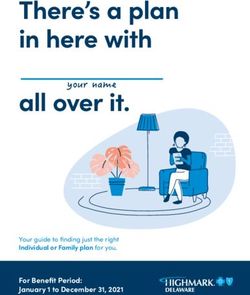 There's a plan in here with all over it - For Benefit Period: January 1 to December 31, 2021 - Highmark Insurance ...