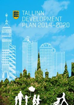 TALLINN DEVELOPMENT PLAN 2014-2020