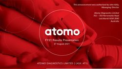 FY21 Results Presentation - This announcement was authorised by John Kelly, Managing Director Atomo Diagnostics Limited 701 - 703 Parramatta Road ...