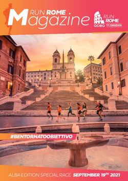 Magazine RUN ROME - #BENTORNATOOBIETTIVO - ACEA RUN ROME THE MARATHON