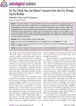 So You Think You Can Dance? Lessons from the U.S. Private Equity Bubble