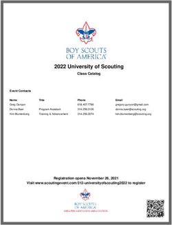 2022 University of Scouting - Class Catalog - Greater St. Louis Area Council