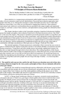 Do We Dare Love the Shooters? 9 Principles of Firearm Harm Reduction - Zehr Institute