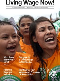 Living Wage Now! - Clean Clothes Campaign