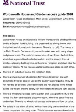 Wordsworth House and Garden access guide 2020 - Fastly