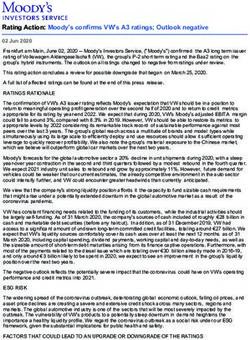 Rating Action: Moody's confirms VW's A3 ratings; Outlook negative - Volkswagen ...