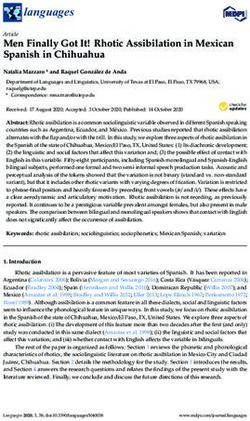 Men Finally Got It! Rhotic Assibilation in Mexican Spanish in Chihuahua - MDPI