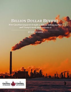 How Canadian taxpayers bought a climate-killing pipeline and Trump's trade deal supports it - Council of Canadians