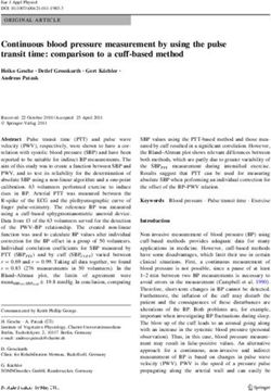 Continuous blood pressure measurement by using the pulse transit time: comparison to a cuff-based method