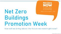 Net Zero Buildings Promotion Week