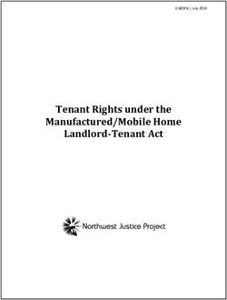 Tenant Rights under the Manufactured/Mobile Home Landlord-Tenant Act