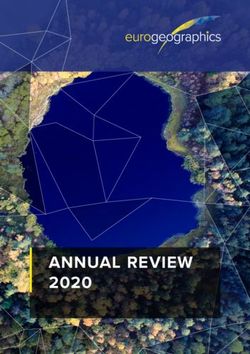 ANNUAL REVIEW 2020 - EuroGeographics