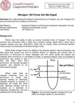 Nitrogen: All Forms Are Not Equal