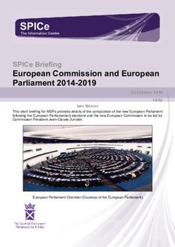 European Commission and European Parliament 2014-2019